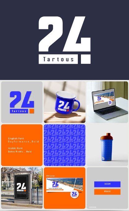 24 Tartous — logo and brand applications